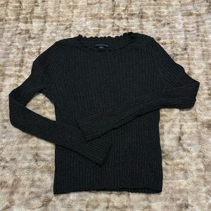 Stretchy ribbed sweater